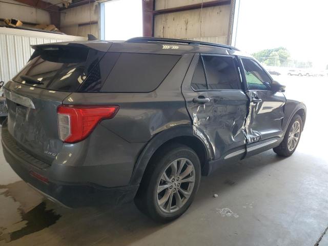 1FMSK8DH5NGC08998 - 2022 FORD EXPLORER XLT ნაცრისფერი ფოტო 3
