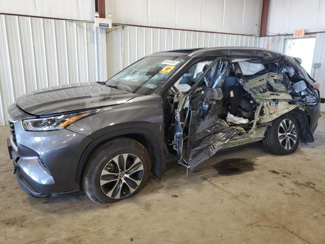 5TDGBRCH5MS522351 - 2021 TOYOTA HIGHLANDER HYBRID XLE CHARCOAL photo 1