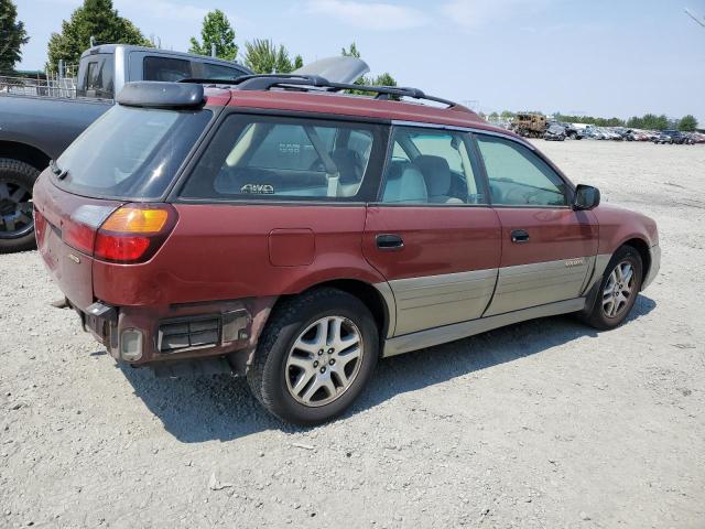 4S3BH675537612664 - 2003 SUBARU LEGACY OUTBACK AWP 勃艮第红 照片 3