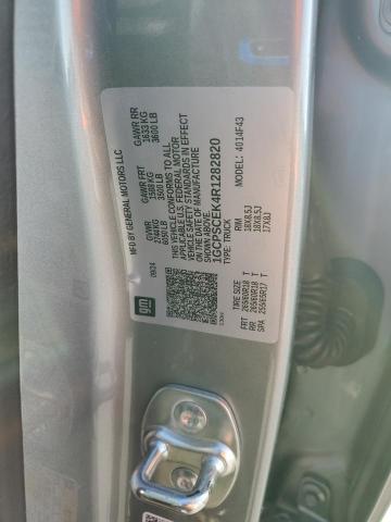 1GCPSCEK4R1282820 - 2024 CHEVROLET COLORADO LT GRAY photo 12