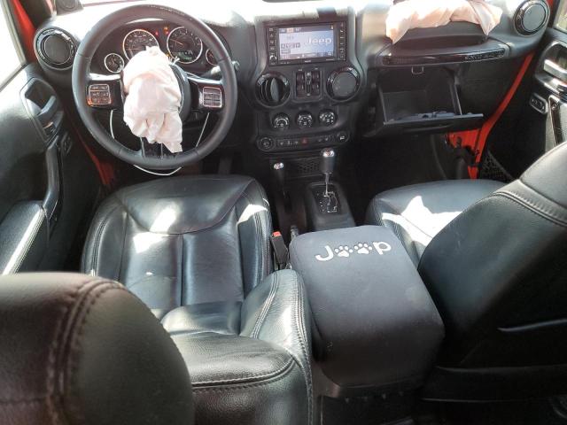 1C4HJWEGXEL324409 - 2014 JEEP WRANGLER U SAHARA RED photo 8