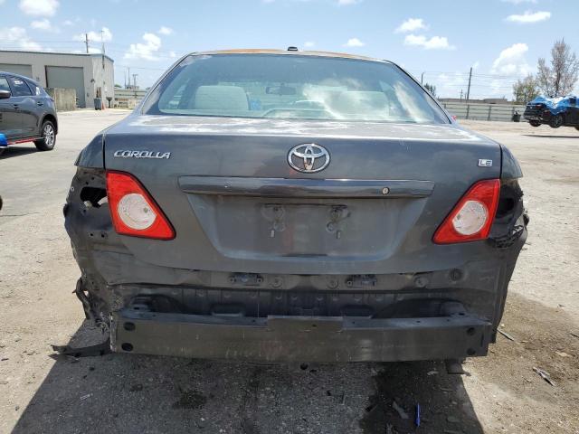 2T1BU4EE8AC428320 - 2010 TOYOTA COROLLA BASE GRAY photo 6