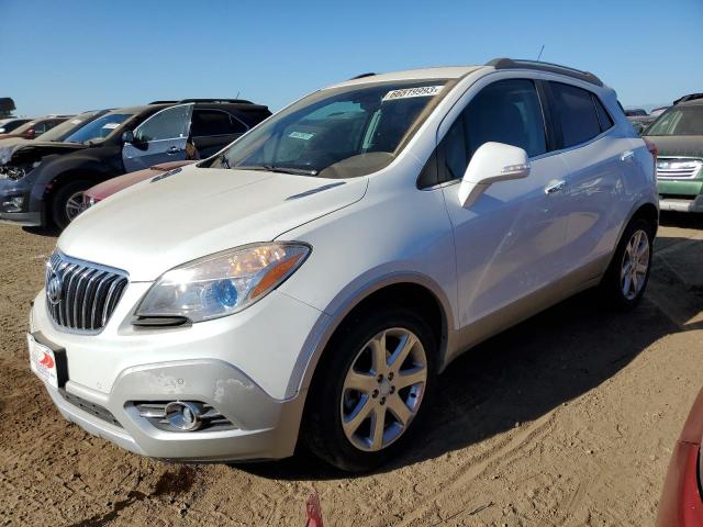 KL4CJHSB1EB526943 - 2014 BUICK ENCORE PREMIUM WHITE photo 1