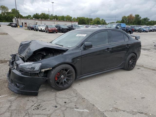 JA3AU86UX8U003377 - 2008 MITSUBISHI LANCER GTS BLACK photo 1