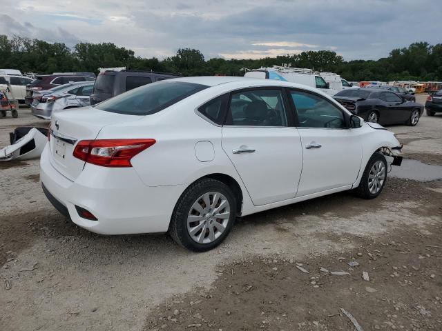 3N1AB7AP6JY327581 - 2018 NISSAN SENTRA S WHITE photo 3
