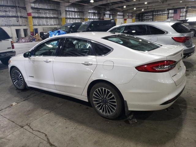 3FA6P0RU9JR120060 - 2018 FORD FUSION TITANIUM/PLATINUM HEV WHITE photo 2