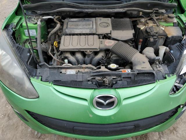JM1DE1LY4C0146366 - 2012 MAZDA MAZDA2 绿色 照片 11