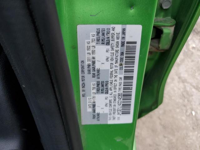 JM1DE1LY4C0146366 - 2012 MAZDA MAZDA2 绿色 照片 12