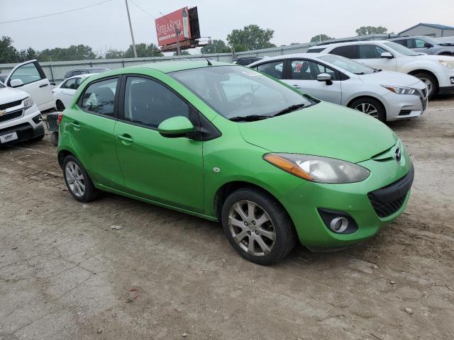 JM1DE1LY4C0146366 - 2012 MAZDA MAZDA2 绿色 照片 4