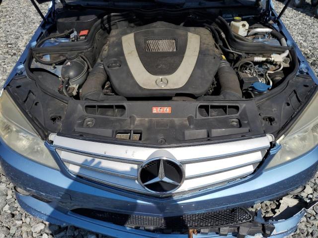 WDDGF8BB9AF456139 - 2010 MERCEDES-BENZ C 300 4MATIC BLUE photo 11