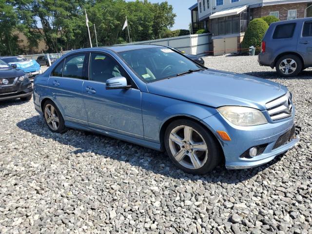 WDDGF8BB9AF456139 - 2010 MERCEDES-BENZ C 300 4MATIC BLUE photo 4
