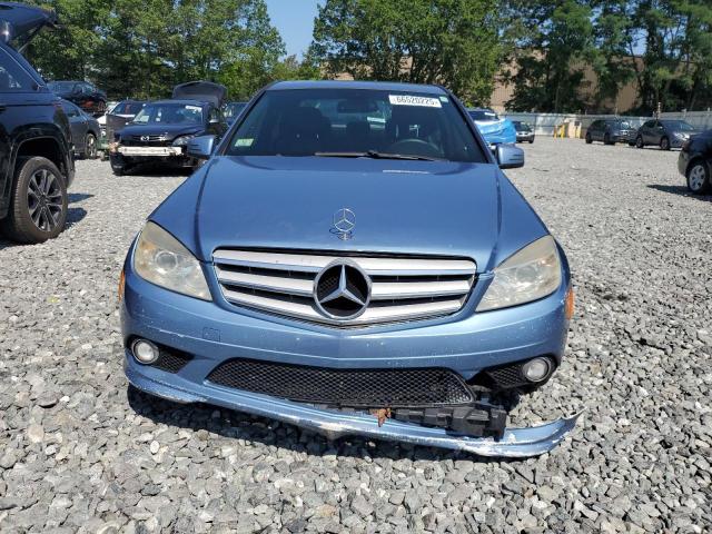 WDDGF8BB9AF456139 - 2010 MERCEDES-BENZ C 300 4MATIC BLUE photo 5