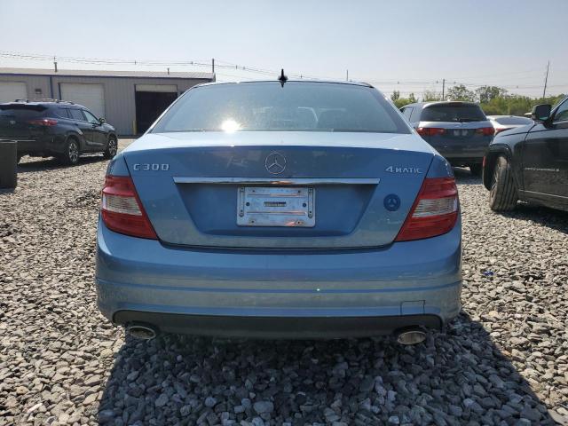 WDDGF8BB9AF456139 - 2010 MERCEDES-BENZ C 300 4MATIC BLUE photo 6