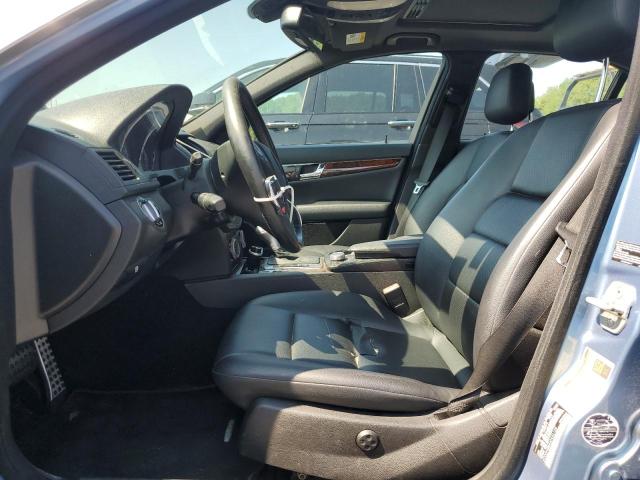 WDDGF8BB9AF456139 - 2010 MERCEDES-BENZ C 300 4MATIC BLUE photo 7