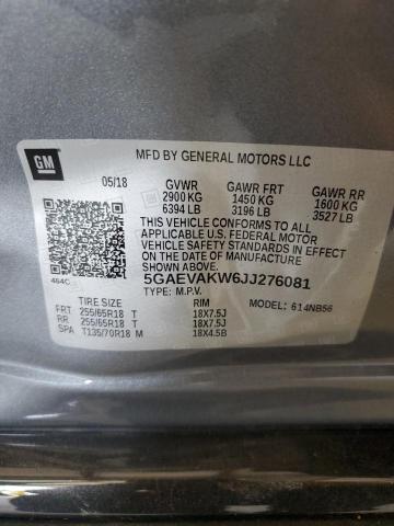 5GAEVAKW6JJ276081 - 2018 BUICK ENCLAVE ESSENCE 灰色 照片 13