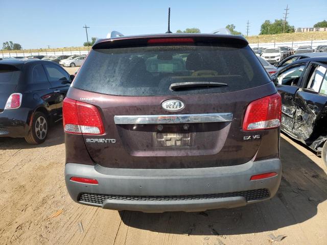 5XYKUDA2XCG187931 - 2012 KIA SORENTO EX PURPLE photo 6