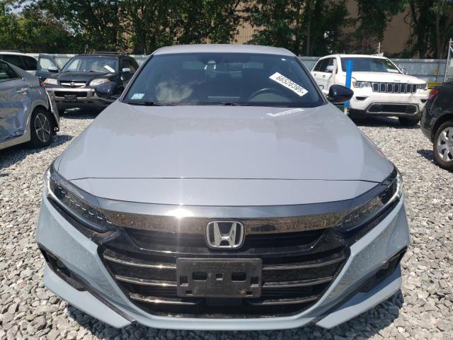 1HGCV1F31NA104103 - 2022 HONDA ACCORD SPORT Gris foto 5