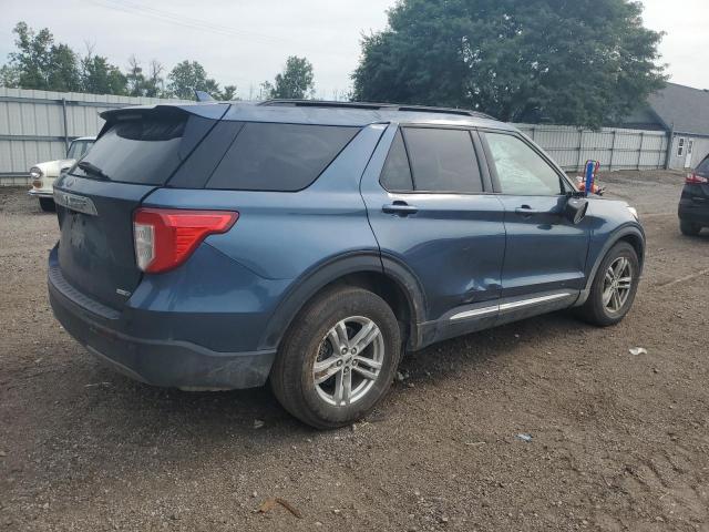 1FMSK8DH3LGA37181 - 2020 FORD EXPLORER XLT Көк фото 3