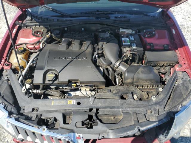 3LNHL2GC8CR812006 - 2012 LINCOLN MKZ RED photo 11