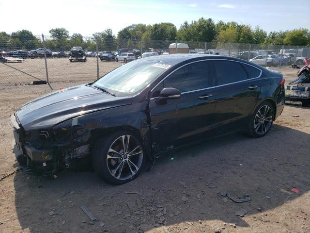 3FA6P0K92LR138005 - 2020 FORD FUSION TITANIUM BLACK photo 1