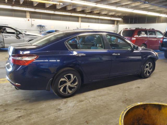 1HGCR2F38GA086616 - 2016 HONDA ACCORD LX BLUE photo 3