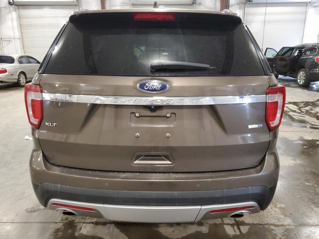 1FM5K8D81GGC21554 - 2016 FORD EXPLORER XLT ყავისფერი ფოტო 6