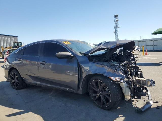 2HGFC2F68KH554542 - 2019 HONDA CIVIC LX GRAY photo 4