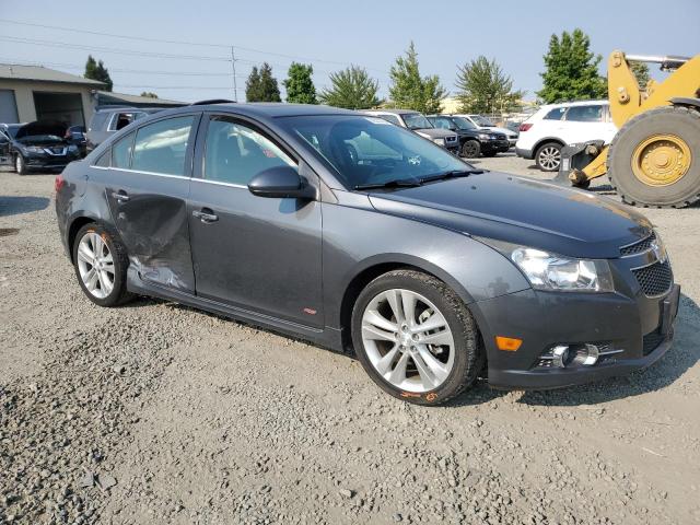 1G1PG5SB3D7155203 - 2013 CHEVROLET CRUZE LTZ BLACK photo 4