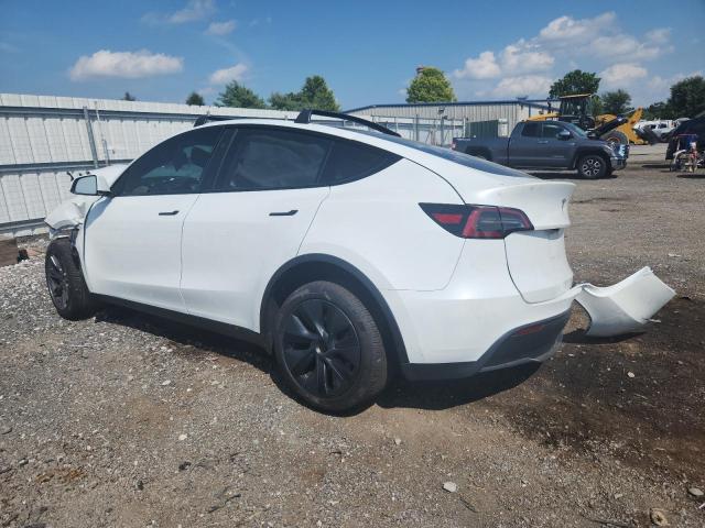 7SAYGDED8SA366374 - 2025 TESLA MODEL Y WHITE photo 2
