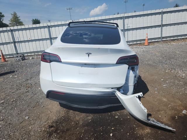 7SAYGDED8SA366374 - 2025 TESLA MODEL Y WHITE photo 6