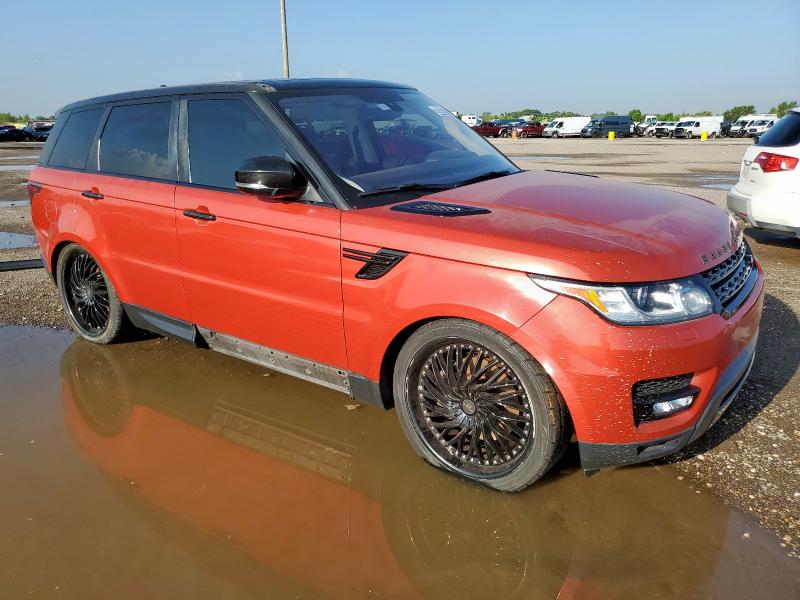 SALWR2VF9GA647633 - 2016 LAND ROVER RANGE ROVE HSE RED photo 4