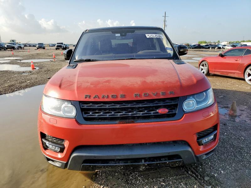 SALWR2VF9GA647633 - 2016 LAND ROVER RANGE ROVE HSE RED photo 5