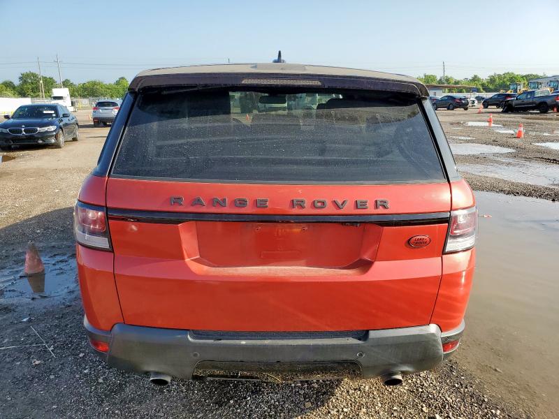SALWR2VF9GA647633 - 2016 LAND ROVER RANGE ROVE HSE RED photo 6