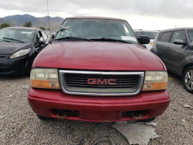 1GKDT13W112168741 - 2001 GMC JIMMY BURGUNDY photo 5