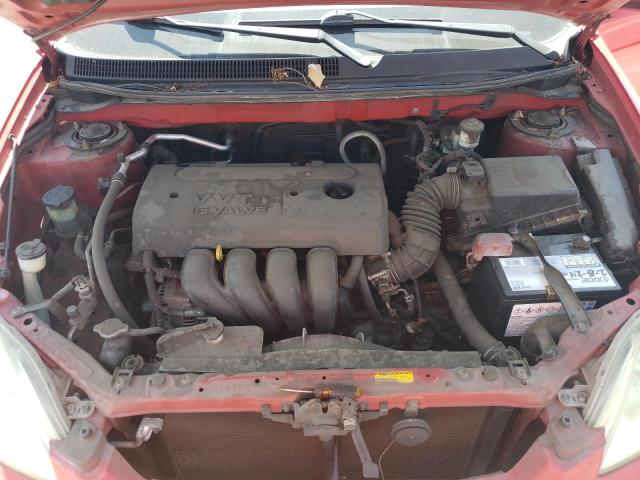 2T1KR32E05C372296 - 2005 TOYOTA COROLLA MA XR RED photo 11