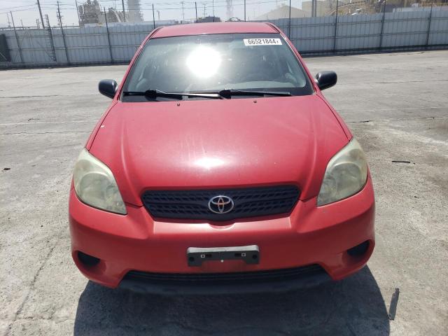 2T1KR32E05C372296 - 2005 TOYOTA COROLLA MA XR RED photo 5