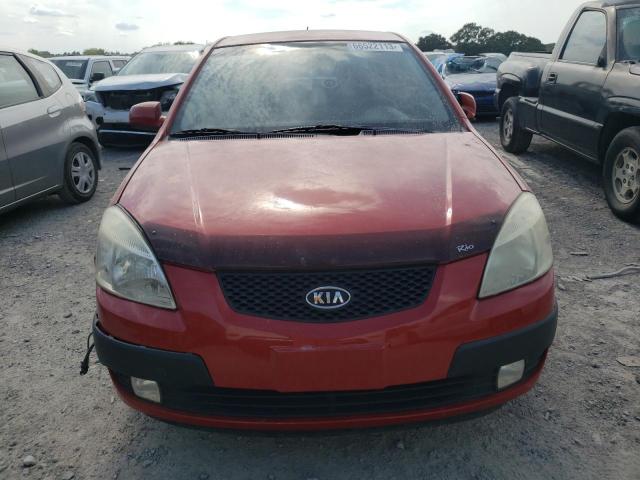 KNADE123186337797 - 2008 KIA RIO BASE ORANGE photo 5