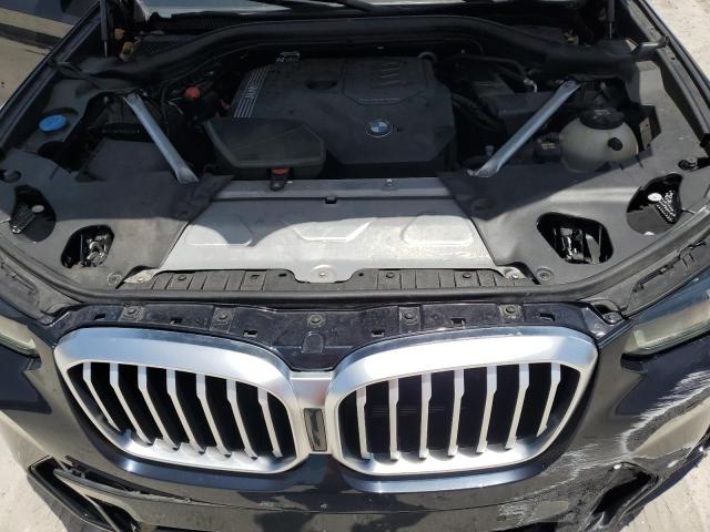 5UX43DP08N9K31624 - 2022 BMW X3 SDRIVE30I BLACK photo 12