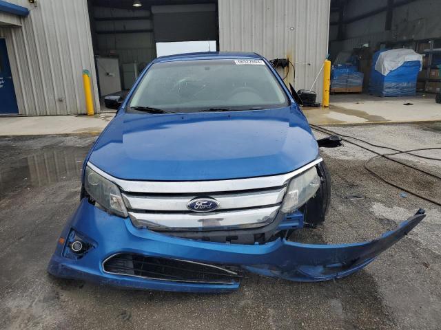 3FAHP0HAXCR360446 - 2012 FORD FUSION SE BLUE photo 5