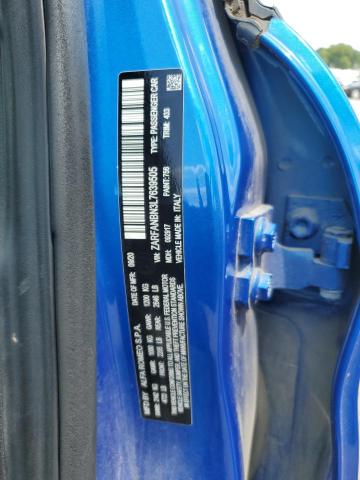 ZARFANBN3L7639505 - 2020 ALFA ROMEO GIULIA TI BLUE photo 12