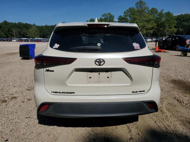 5TDGZRBH5MS095167 - 2021 TOYOTA HIGHLANDER XLE WHITE photo 6