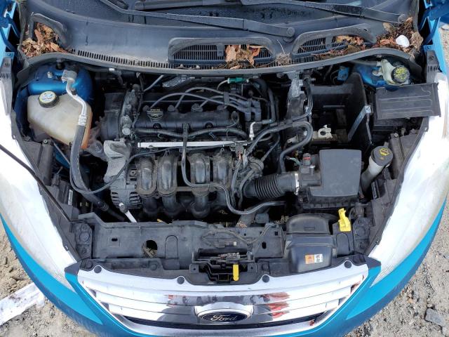 3FADP4BJ1DM175828 - 2013 FORD FIESTA SE BLUE photo 11