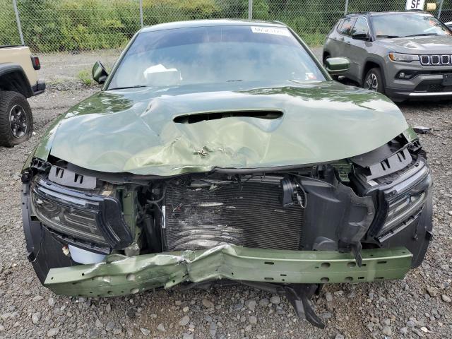 2C3CDXGJ1NH191542 - 2022 DODGE CHARGER SCAT PACK GREEN photo 5