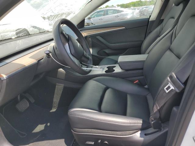 5YJ3E1EB2NF182257 - 2022 TESLA MODEL 3 WHITE photo 7