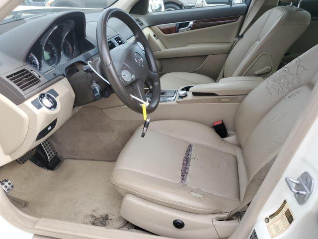 WDDGF8BB4BR159618 - 2011 MERCEDES-BENZ C 300 4MATIC WHITE photo 7