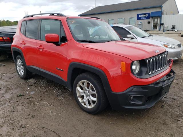 ZACCJABB5JPJ29648 - 2018 JEEP RENEGADE LATITUDE RED photo 4