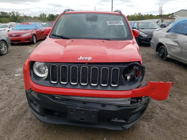 ZACCJABB5JPJ29648 - 2018 JEEP RENEGADE LATITUDE RED photo 5