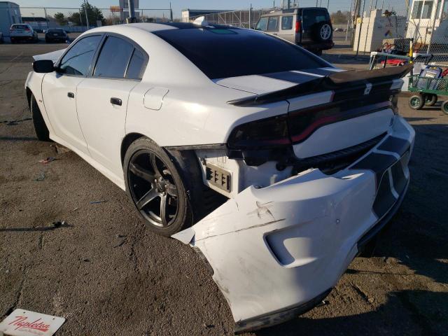 2C3CDXGJ5KH697189 - 2019 DODGE CHARGER SCAT PACK WHITE photo 3