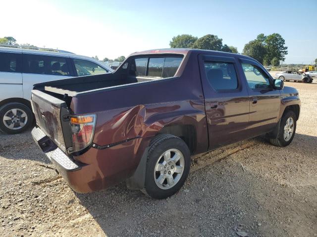 2HJYK16468H520249 - 2008 HONDA RIDGELINE RTS BURGUNDY photo 3