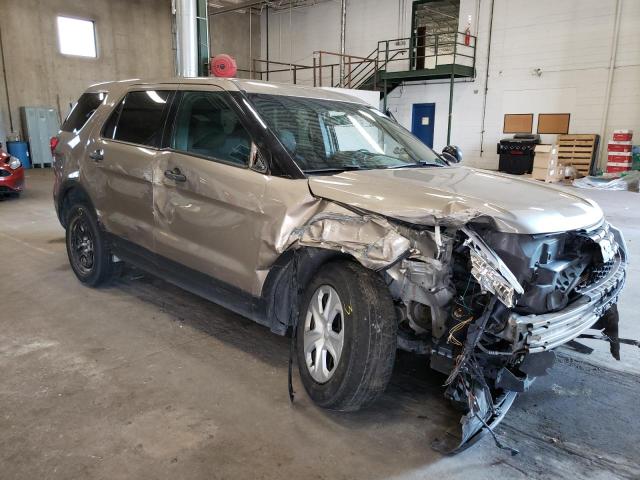 1FM5K8AR4GGA37416 - 2016 FORD EXPLORER POLICE INTERCEPTOR 棕色 照片 4